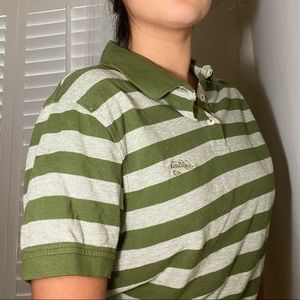 Frog green gray shirt!